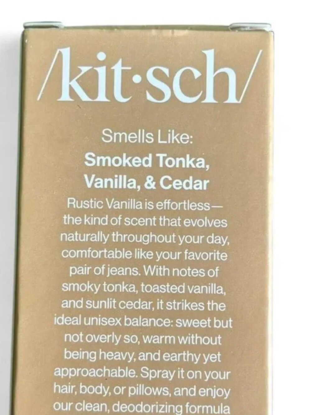 Kitsch Rustic Vanilla Hair Perfume - Picture 2 of 2